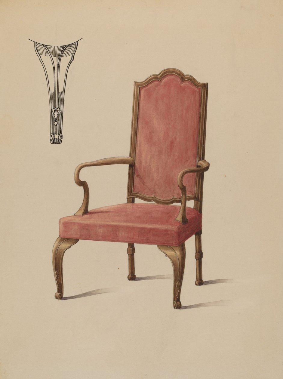 Leunstoel door Carl Weiss