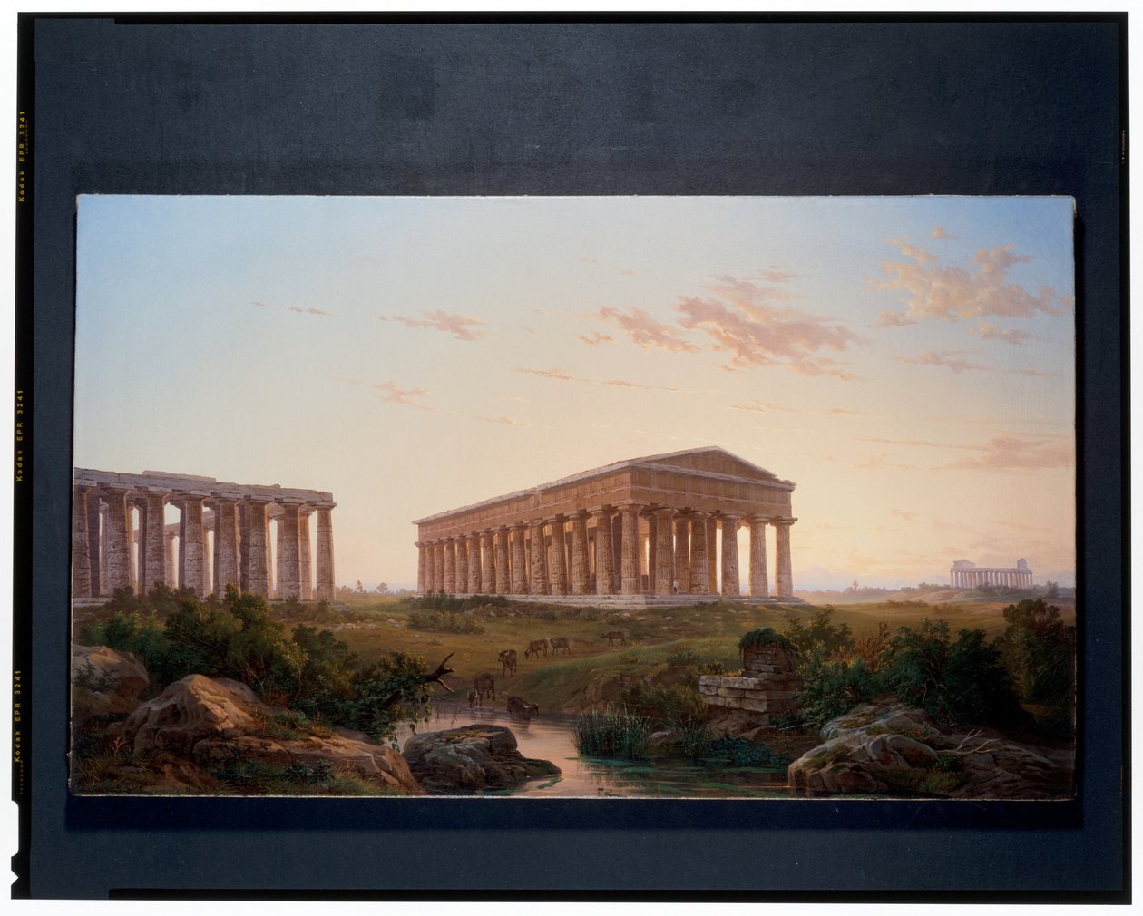 Paestum door Carl Wilhelm Goetzloff