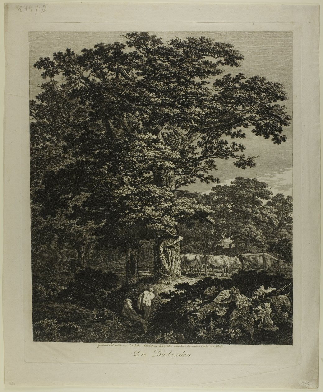 Baden door Carl Wilhelm Kolbe, the elder