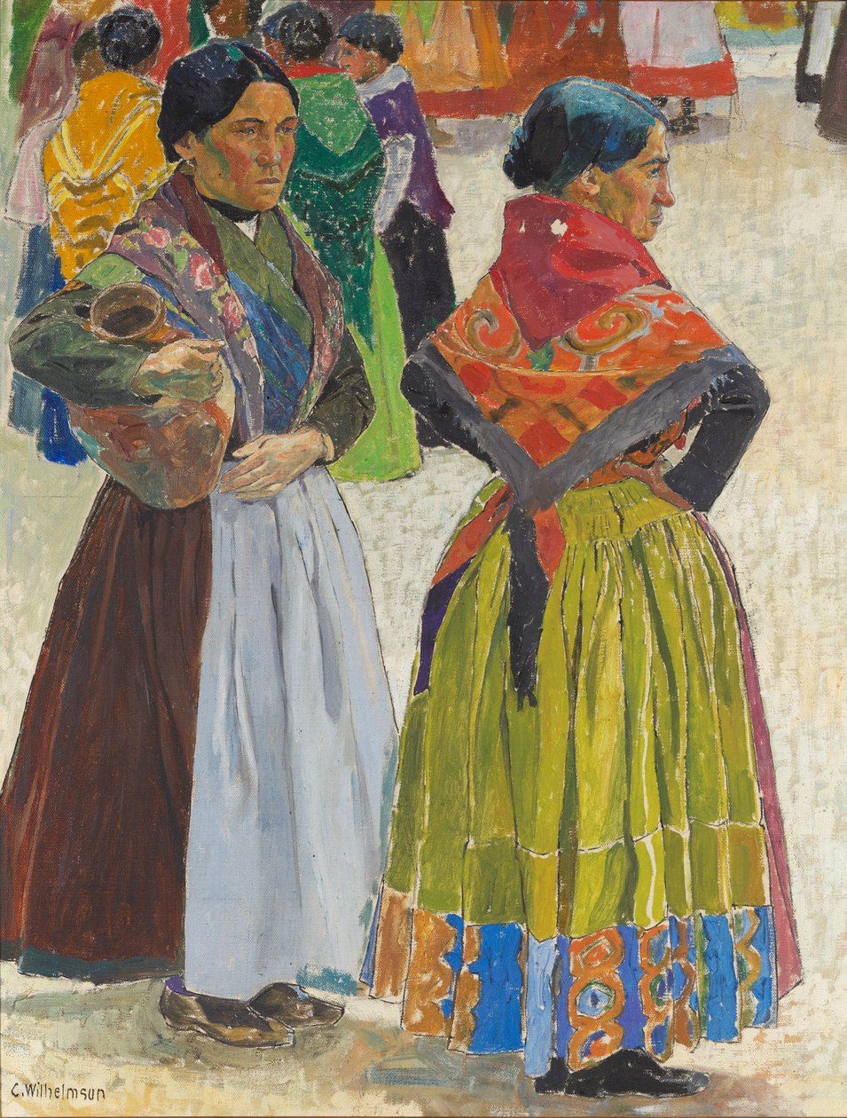 Spaanse vrouwen door Carl Wilhelm Wilhelmson