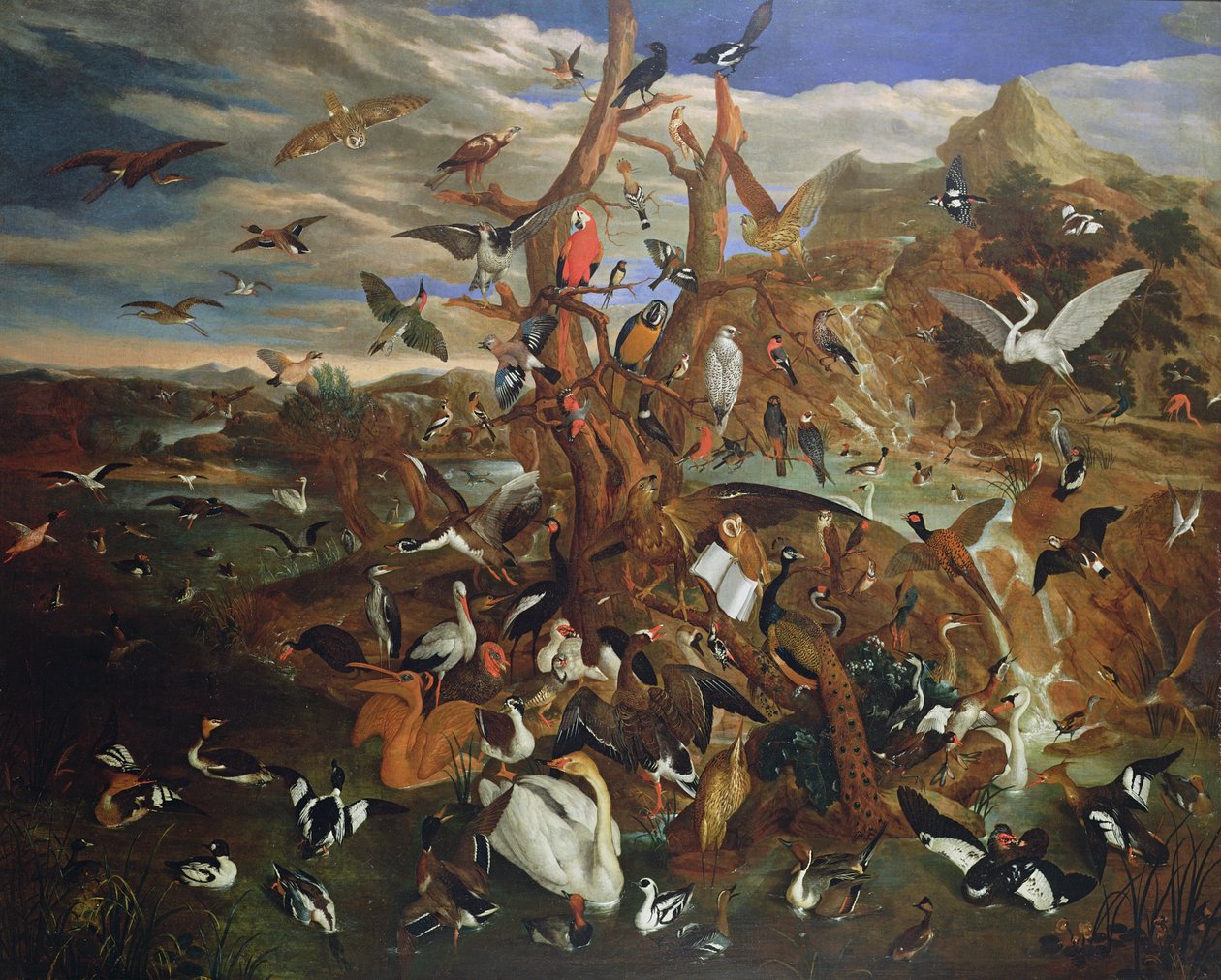 Het Parlement van de Vogels door Carl Wilhelm de Hamilton