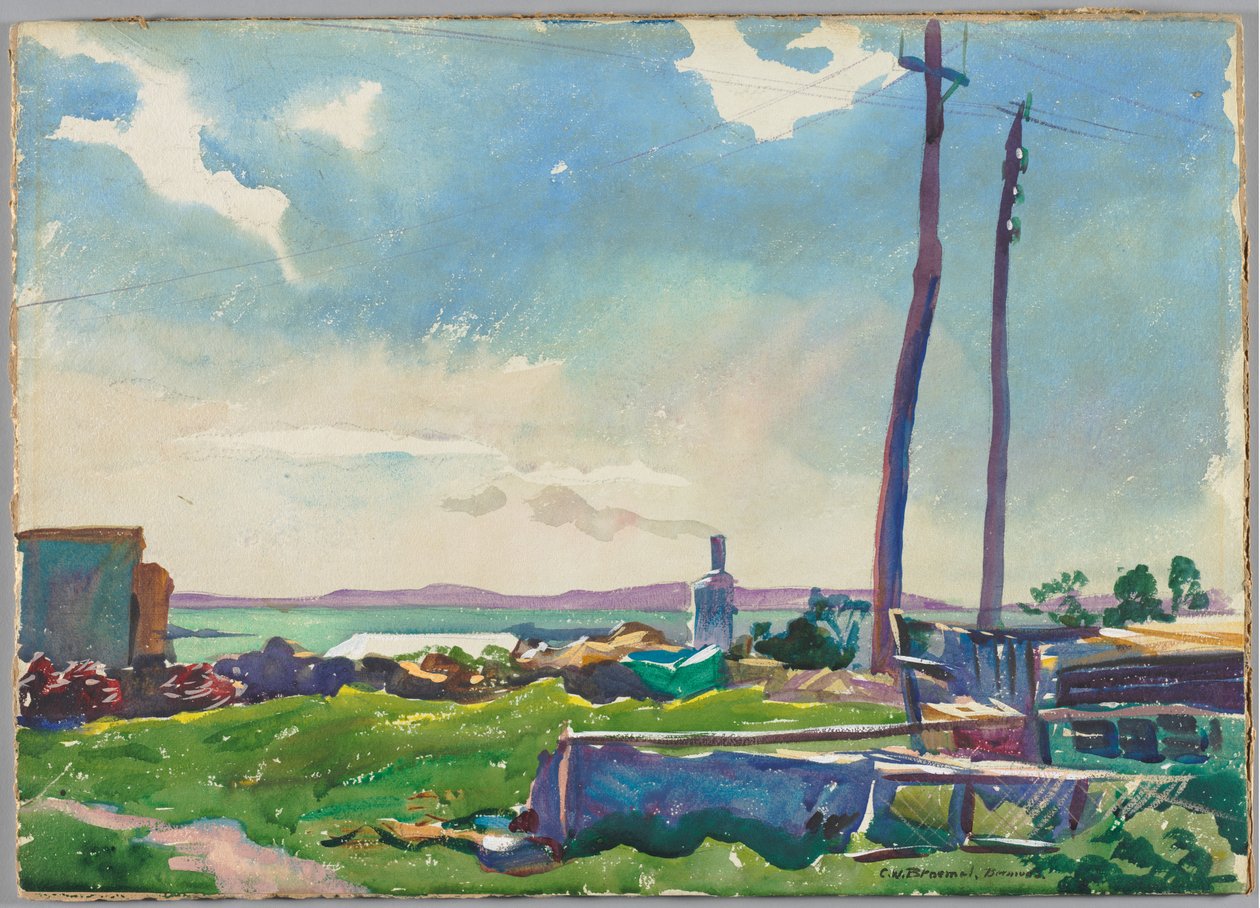 Lucht en zonneschijn door Carl William Broemel
