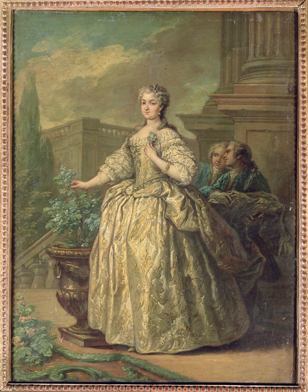 Portret van Maria Leszczynska (1703-68) 1747 door Carle van Loo