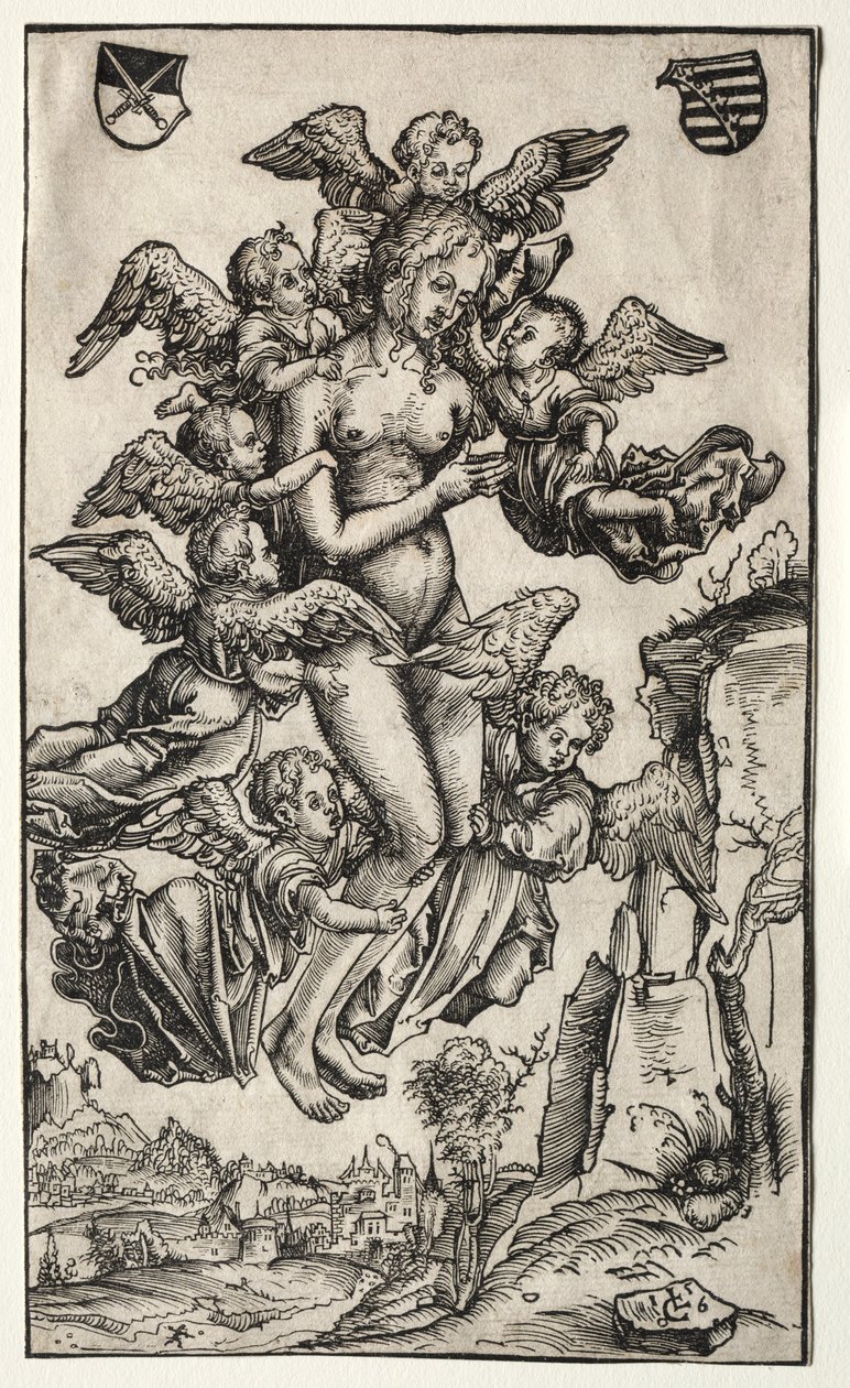 De Extase van St. Maria Magdalena door Carle Vernet