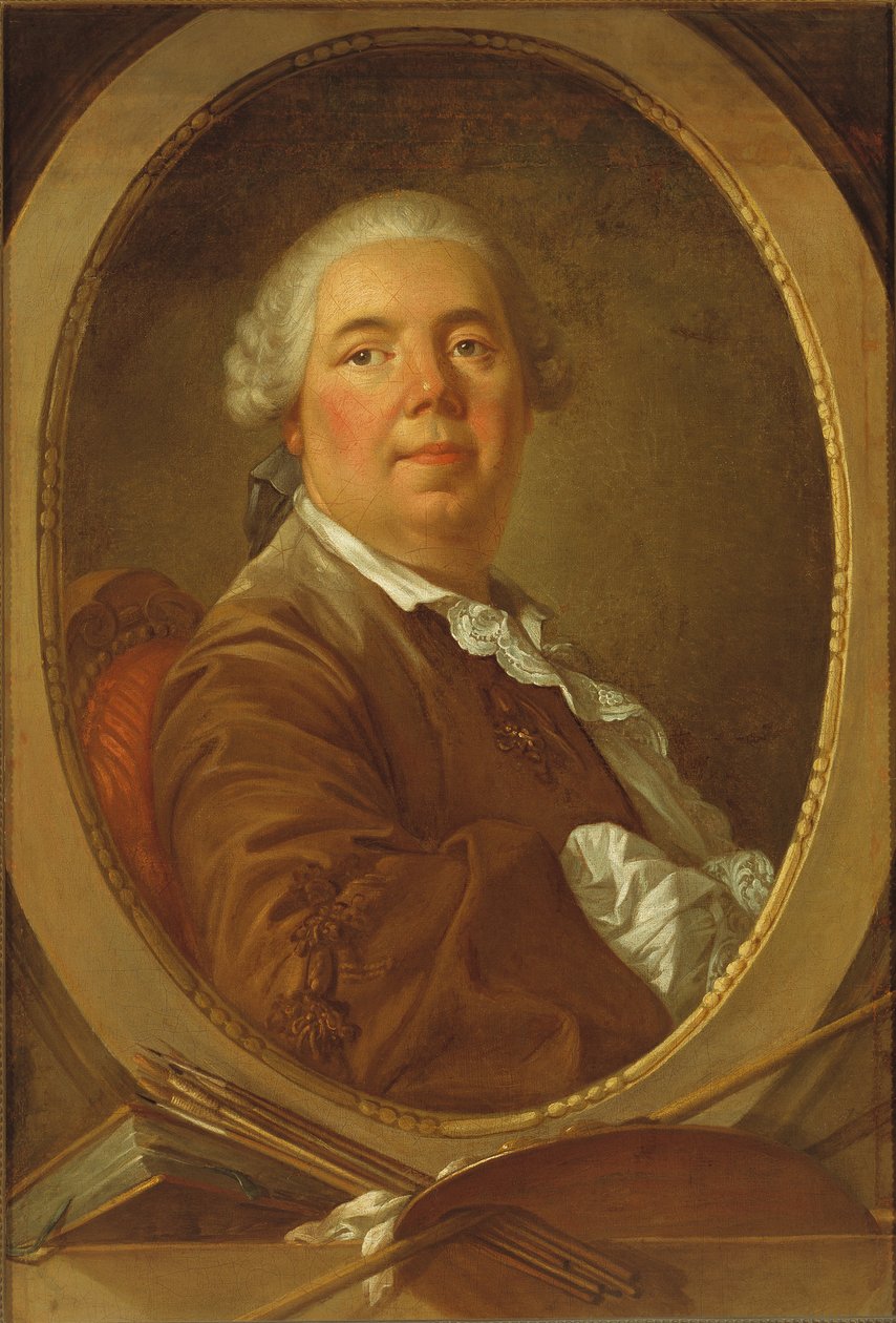 Zelfportret, ca. 1760 door Carle van Loo