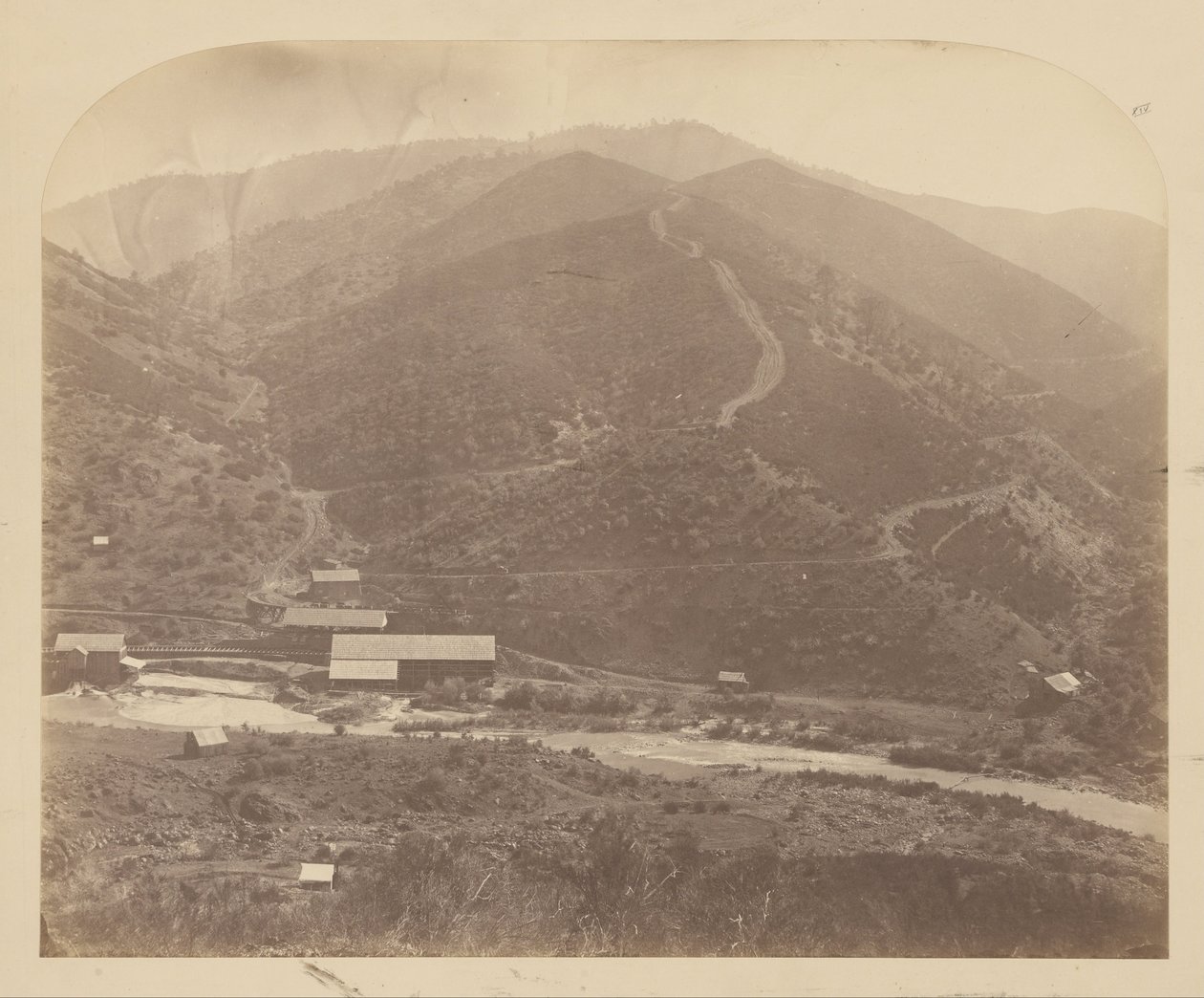 (Benton Works) door Carleton E. Watkins