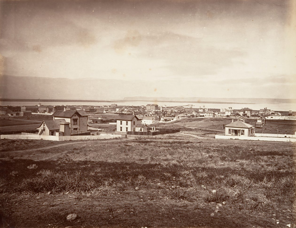 San Diego, 1876, gedrukt ca. 1876 door Carleton Emmons Watkins