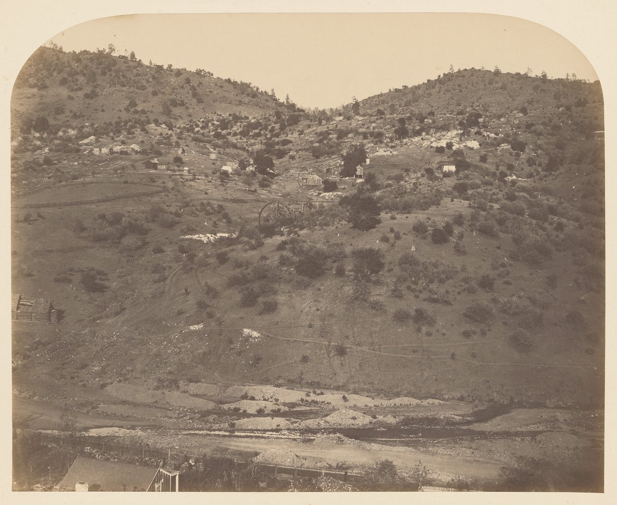 [Mariposa Creek]. door Carleton Watkins