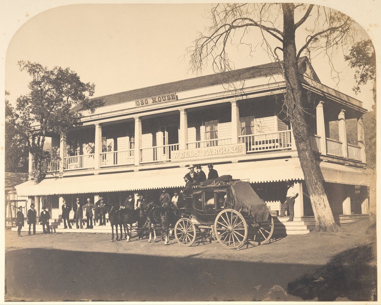 Oso Huis door Carleton Watkins