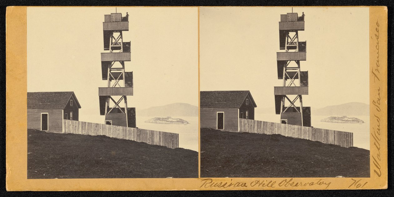 Russische Heuvel Observatorium door Carleton Watkins