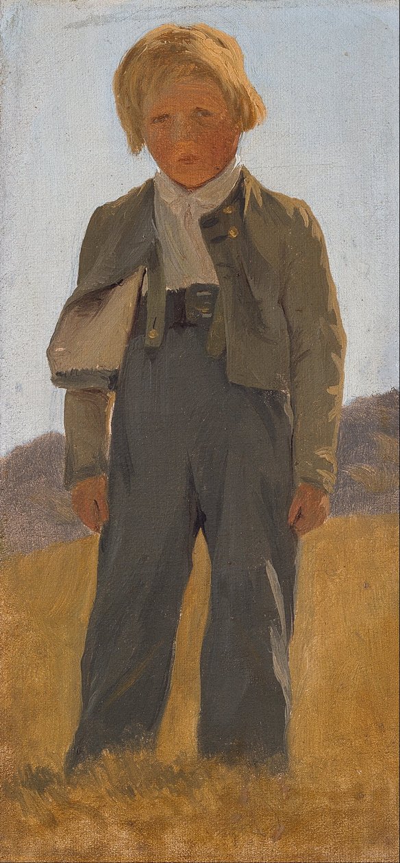 Herderjongen. Studie door Carlo Dalgas