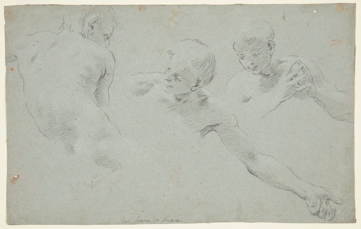 Figurenstudies door Carlo Bononi