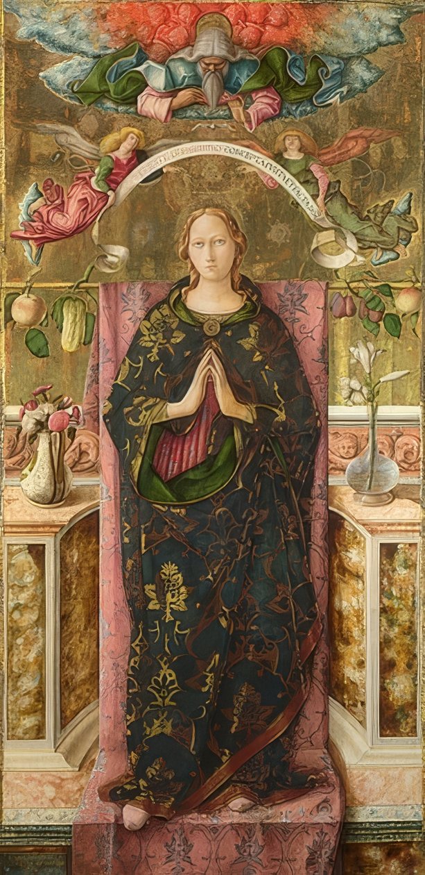 De onbevlekte ontvangenis door Carlo Crivelli