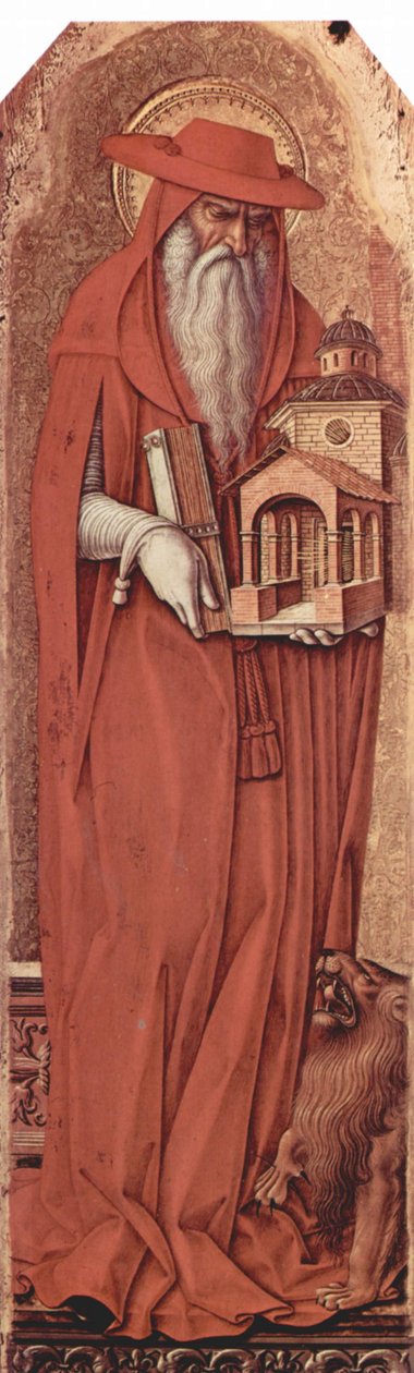 Heilige Jeroen door Carlo Crivelli
