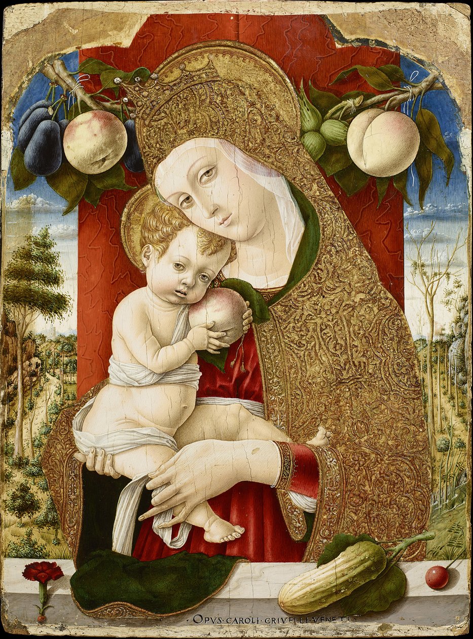 Maagd en Kind, 1482-1483 door Carlo Crivelli