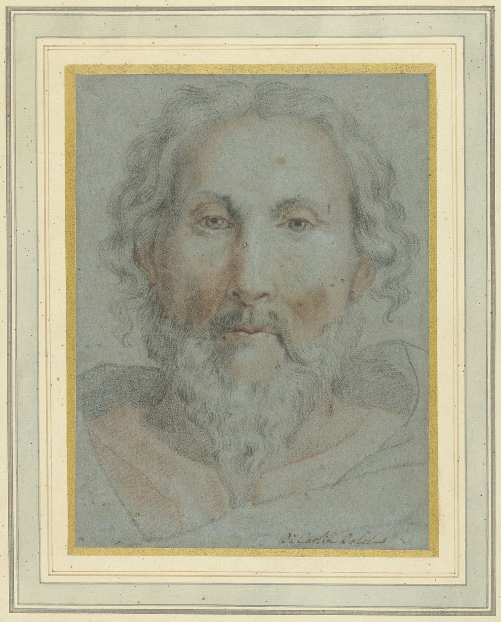 Hoofd van God de Vader door Carlo Dolci