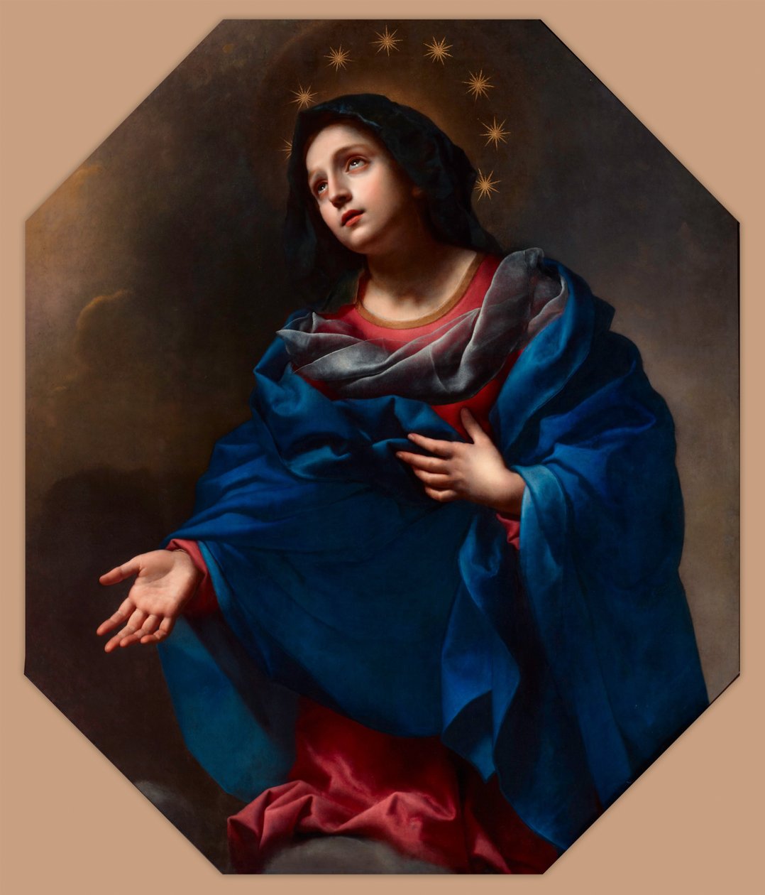 Madonna in Glorie door Carlo Dolci