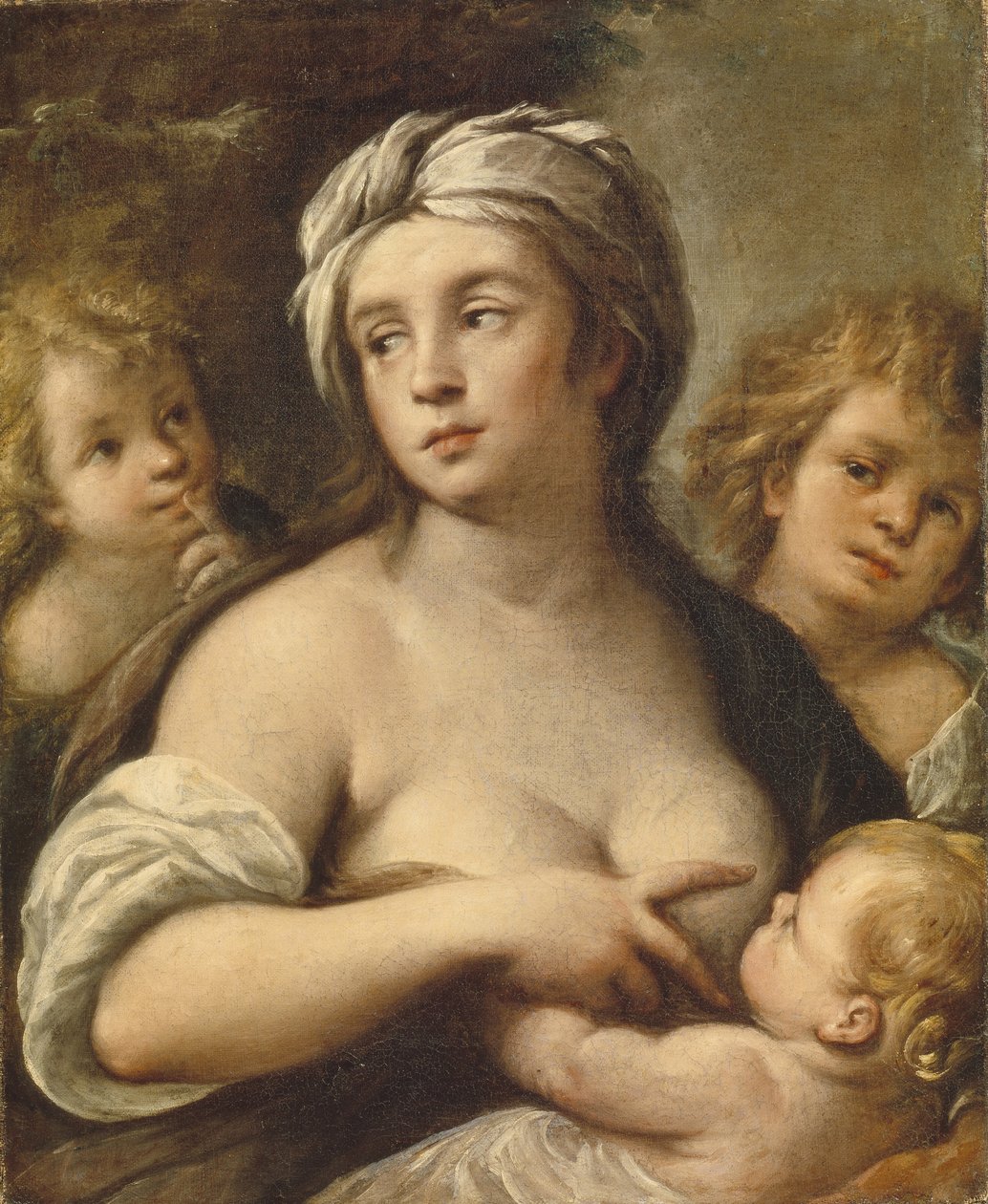 Allegorie van Liefdadigheid, 1650s door Carlo Francesco Nuvolone