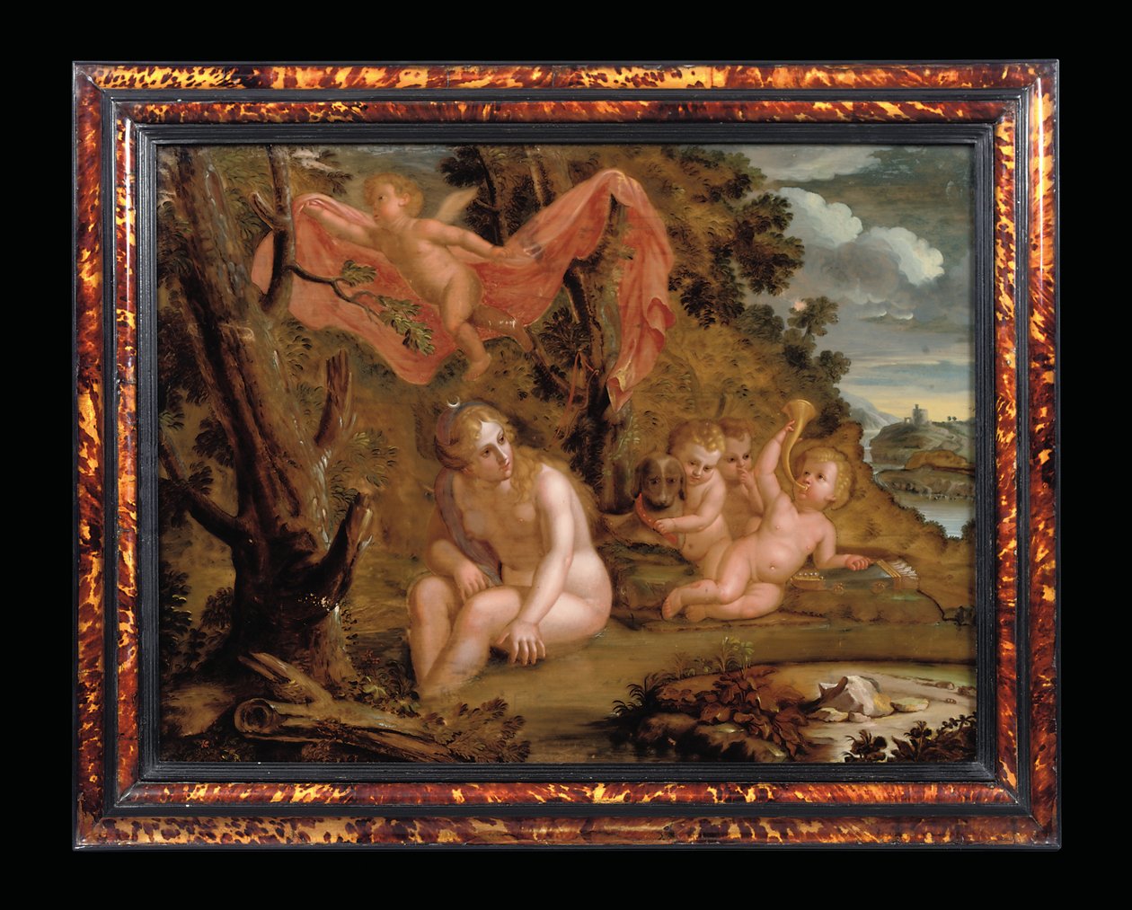 Diana in bad, ca. 1692-1705 door Carlo Garofalo