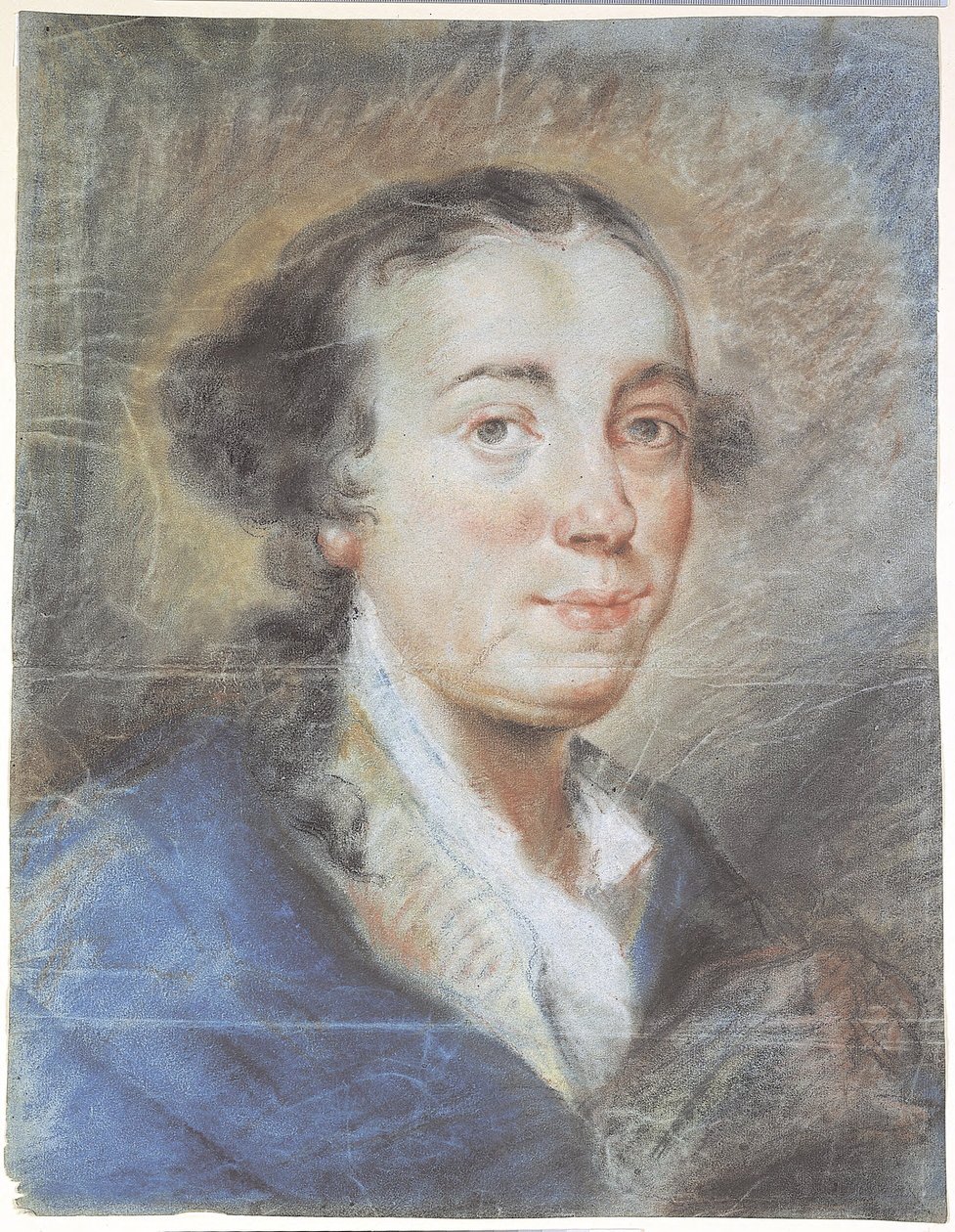 Portret van Raimondo Ghelli door Carlo Giuseppe Ratti