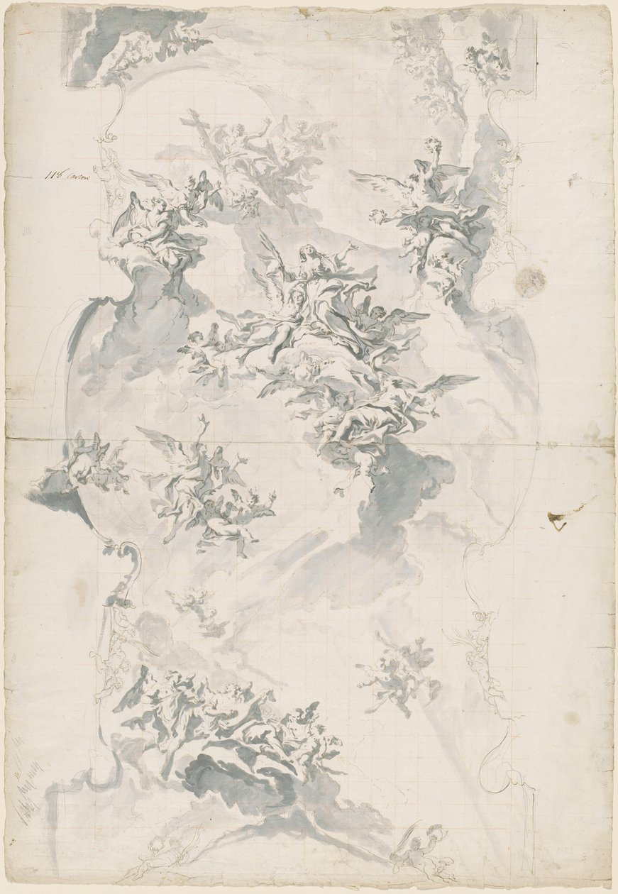 De Apotheose van Sint Euphemia door Carlo Innocenzo Carlone