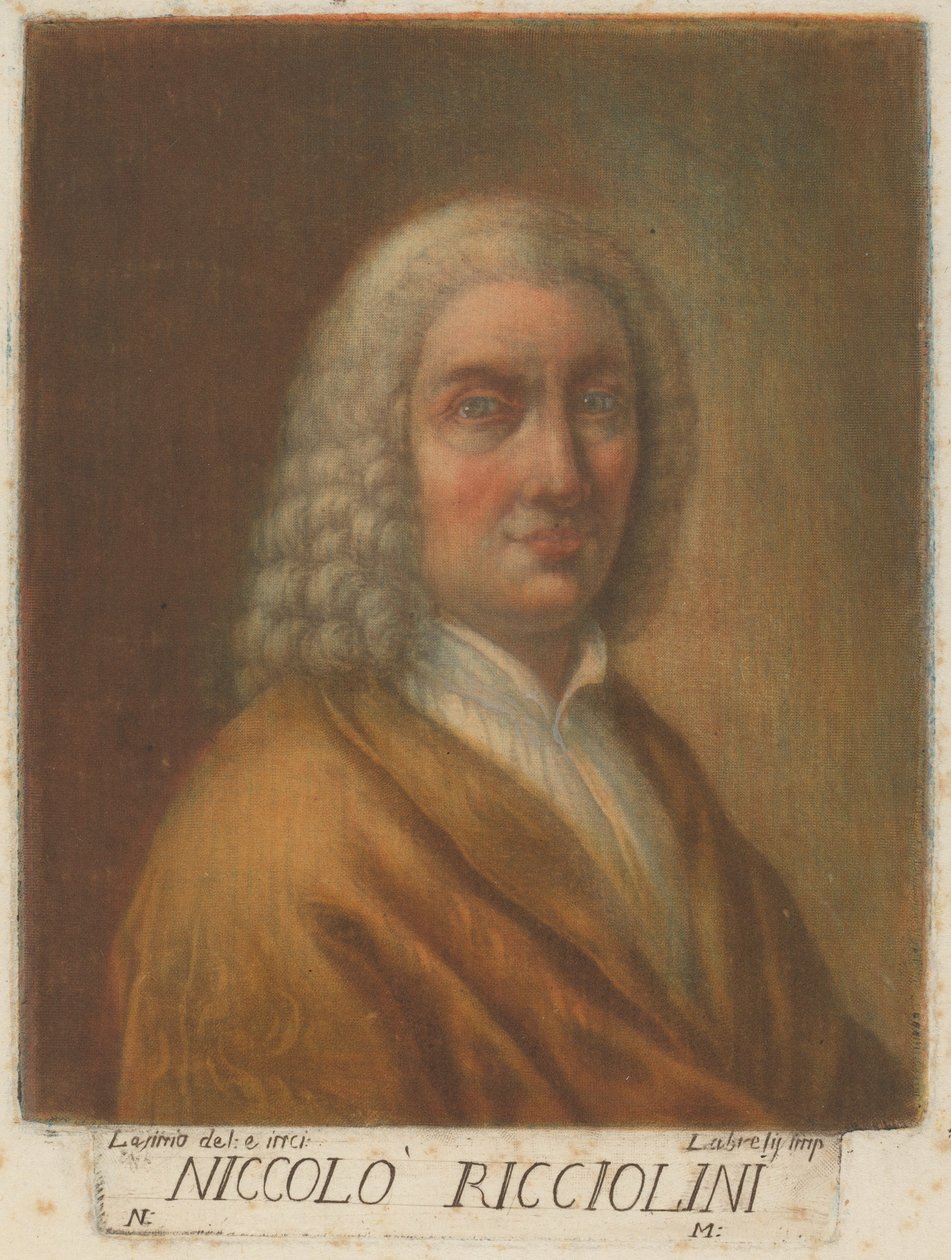 Niccolo Ricciolini door Carlo Lasinio
