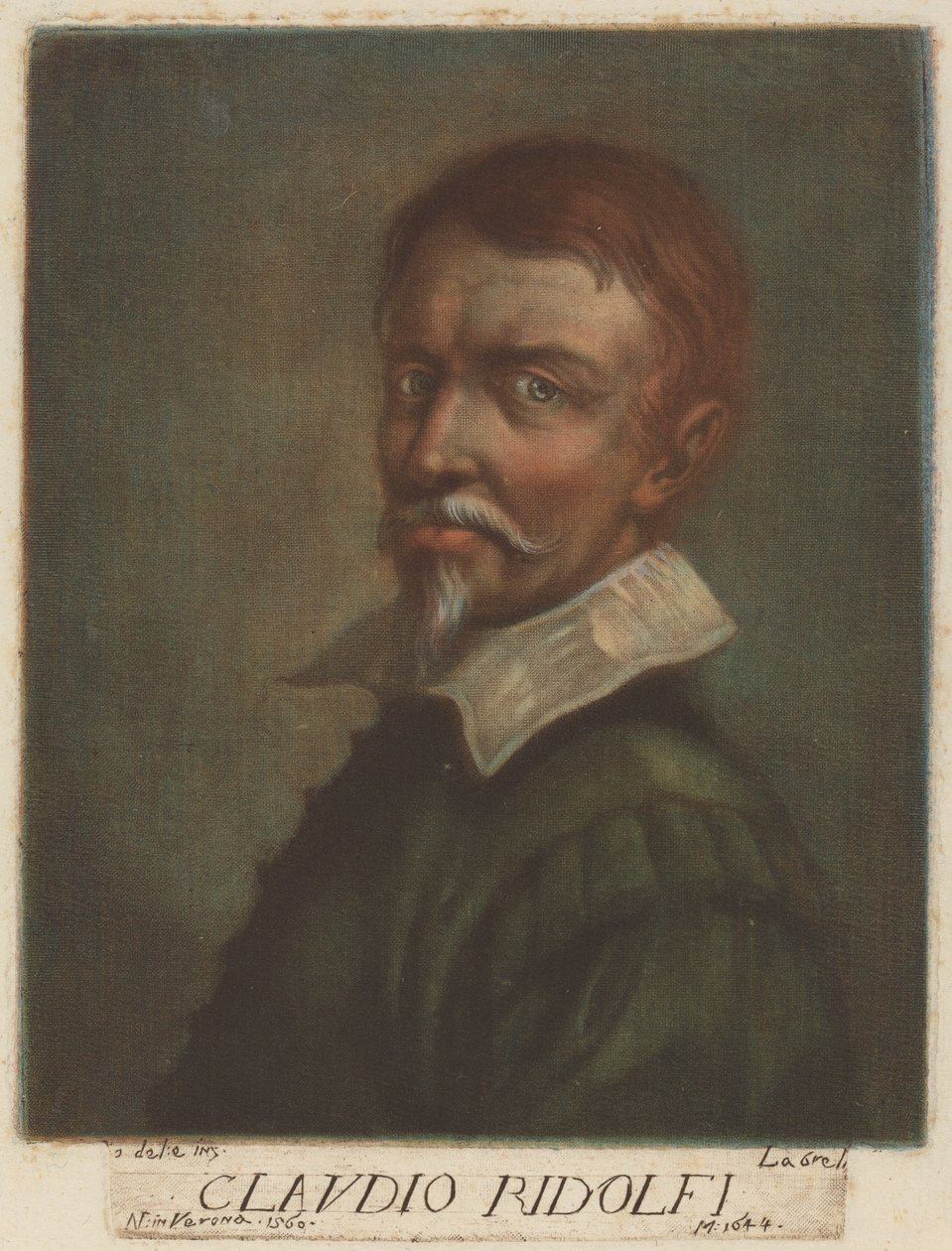 Claudio Ridolfi door Carlo Lasinio, after Claudio Ridolfi