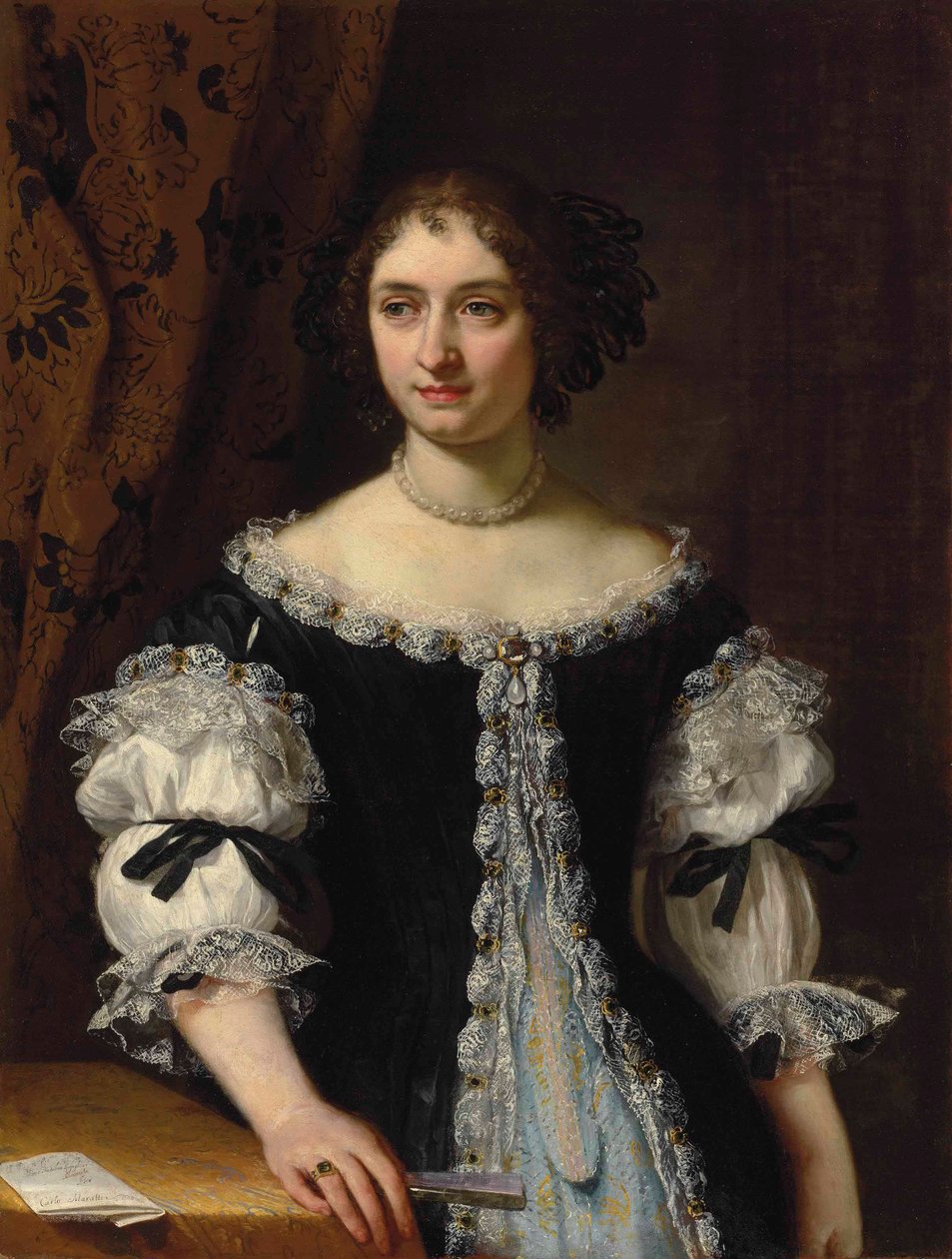 Portret van Maria Maddalena Rospigliosi Panciatichi door Carlo Maratta