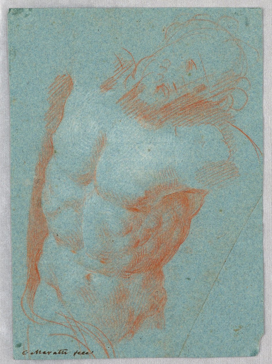 Een torso van de dode Christus door Carlo Maratti