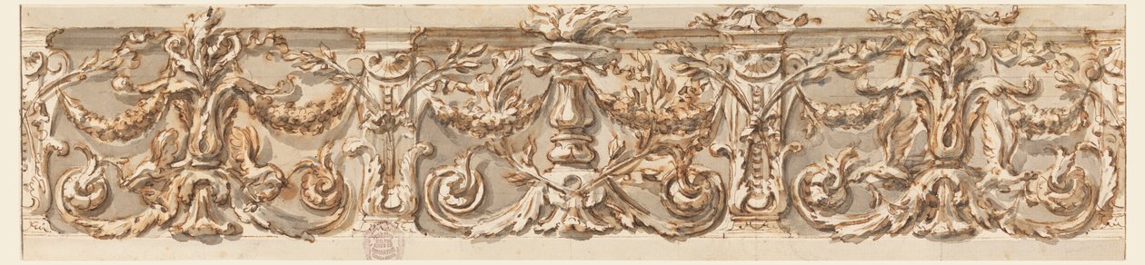Ontwerp voor een fries door Carlo Marchionni