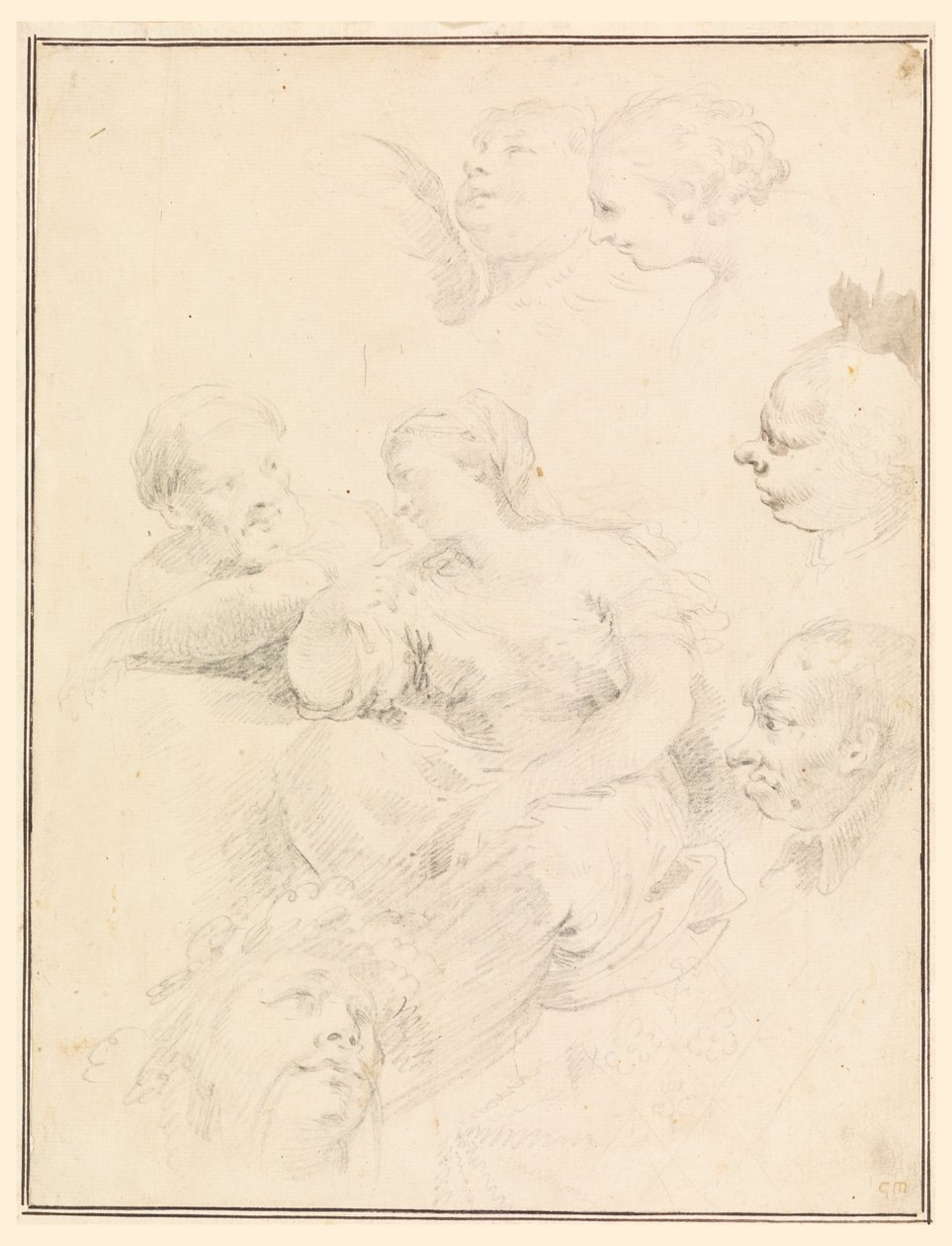 Figurale Schetsen door Carlo Marchionni