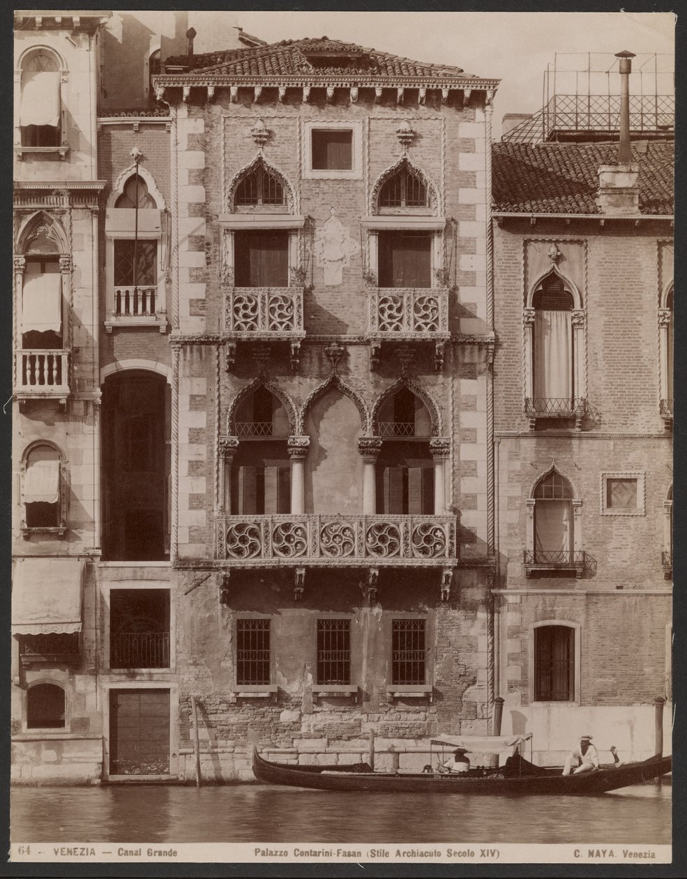 Palazzo Contarini-Fasan, Venetië door Carlo Naya