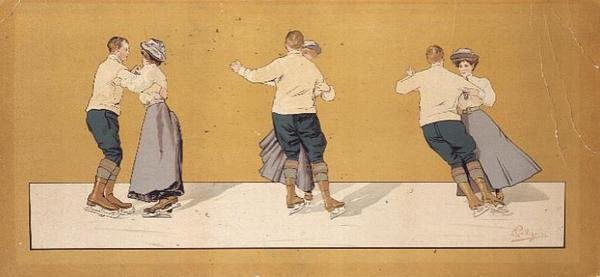 Kunstschaatstrilogie door Carlo Pellegrini