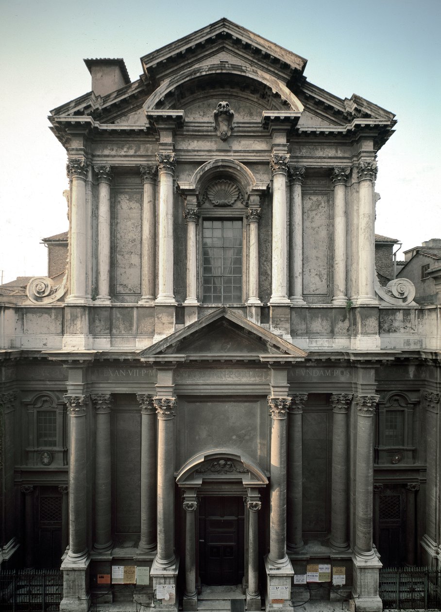 Gevel van de Kerk door Carlo Rainaldi