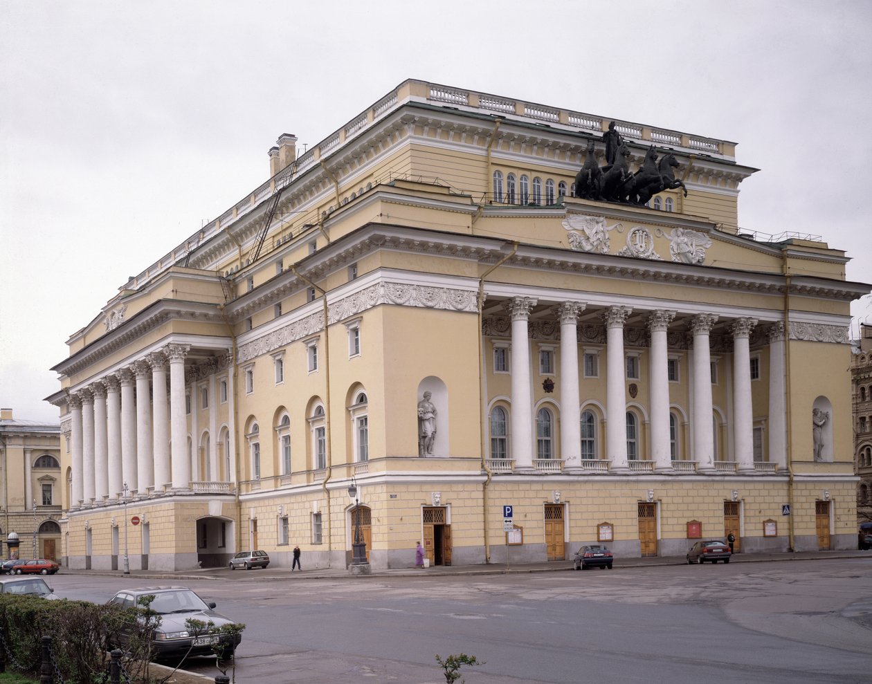 Het Alexandrinsky Theater in Sint-Petersburg, 1828-1832 door Carlo Rossi