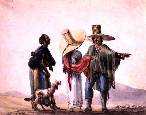 Mensen uit Pisco door Carlos D. Wood
