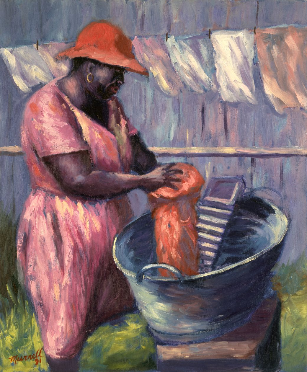 Wasdag, 1991 door Carlton Murrell