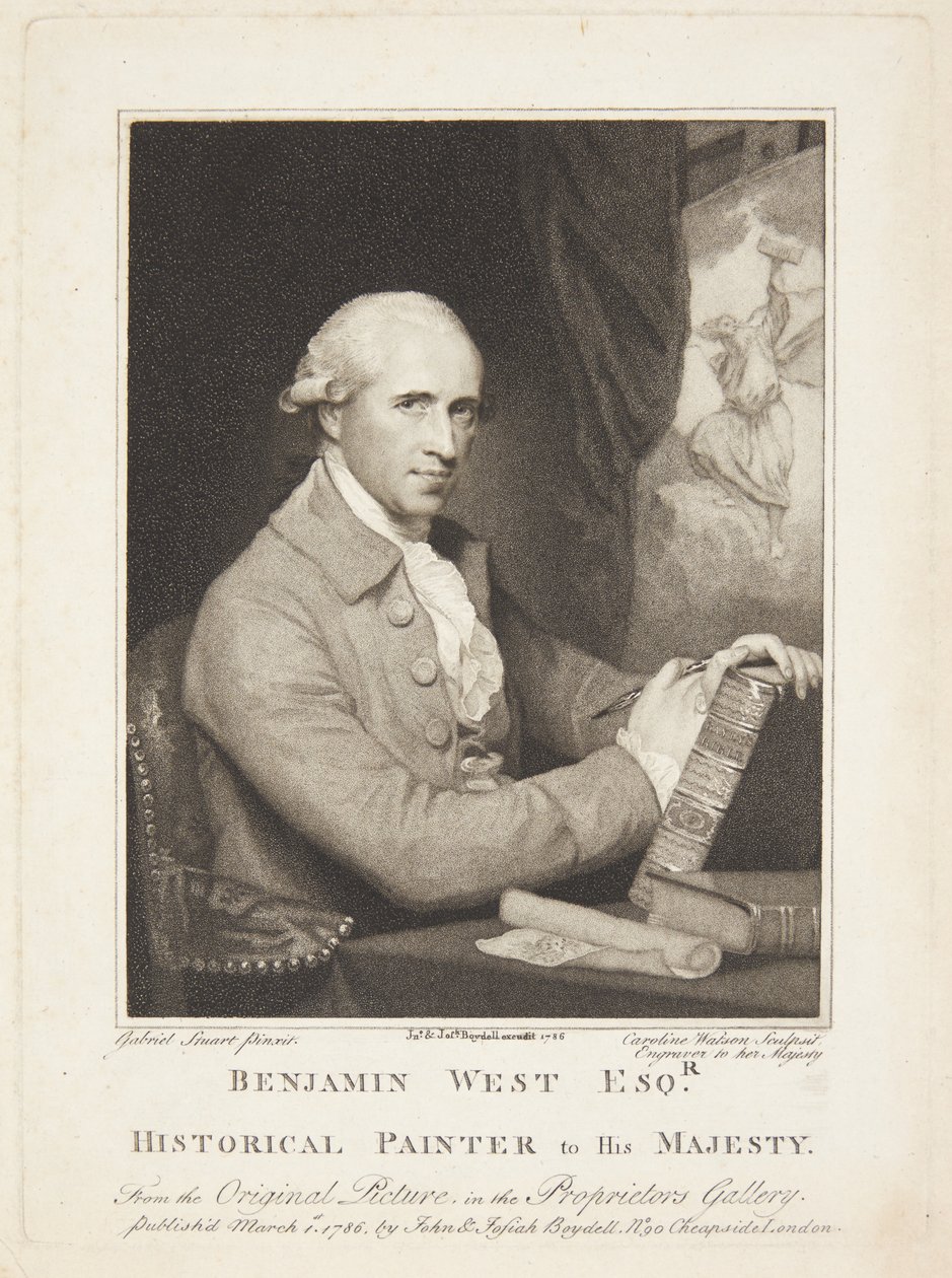 Benjamin West door Caroline Watson