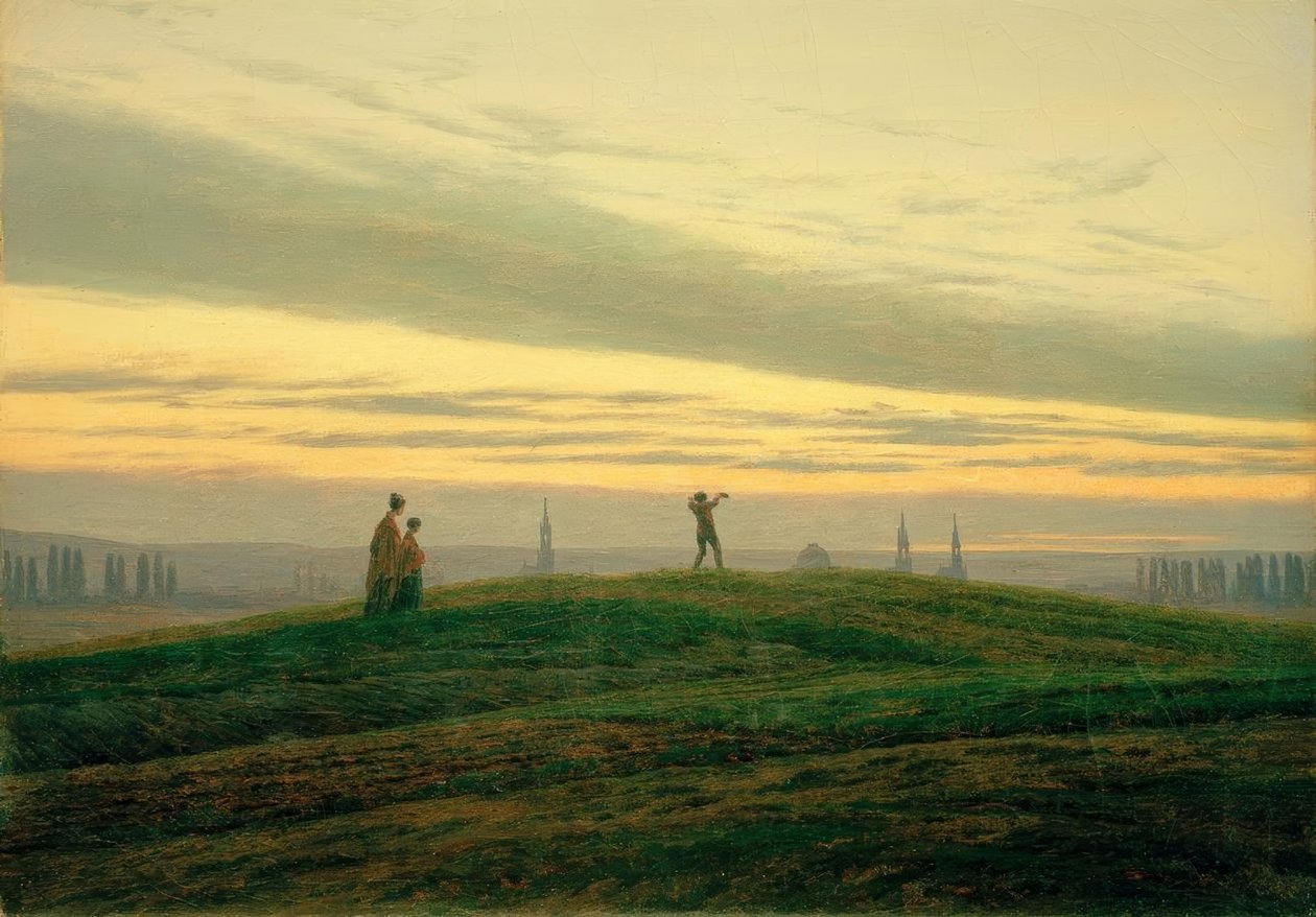 De avondster door Caspar David Friedrich