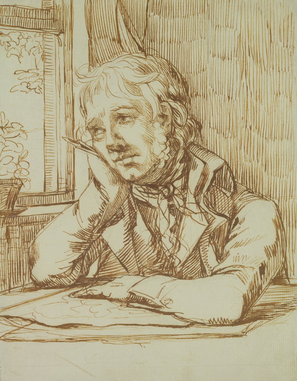 Zelfportret door Caspar David Friedrich