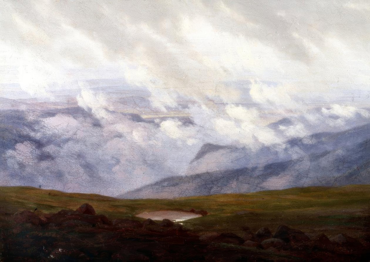 Drijvende Wolken door Caspar David Friedrich