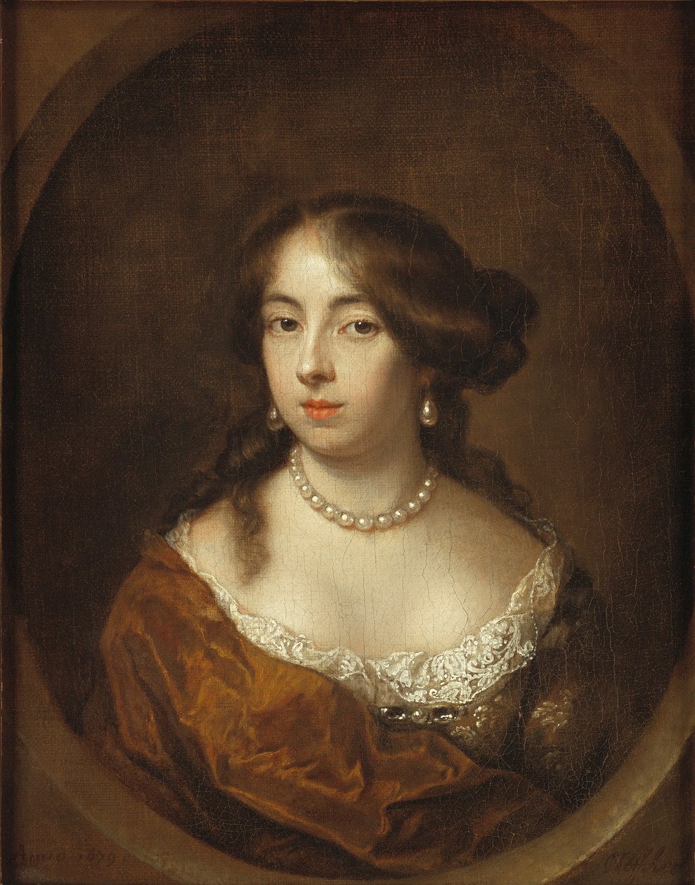 Portret van Cecilia de jonge van Ellemeet door Caspar Netscher