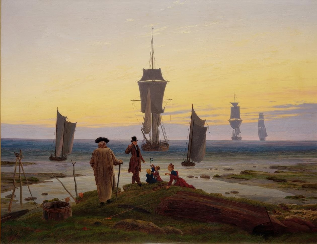 De levensfasen door Caspar David Friedrich