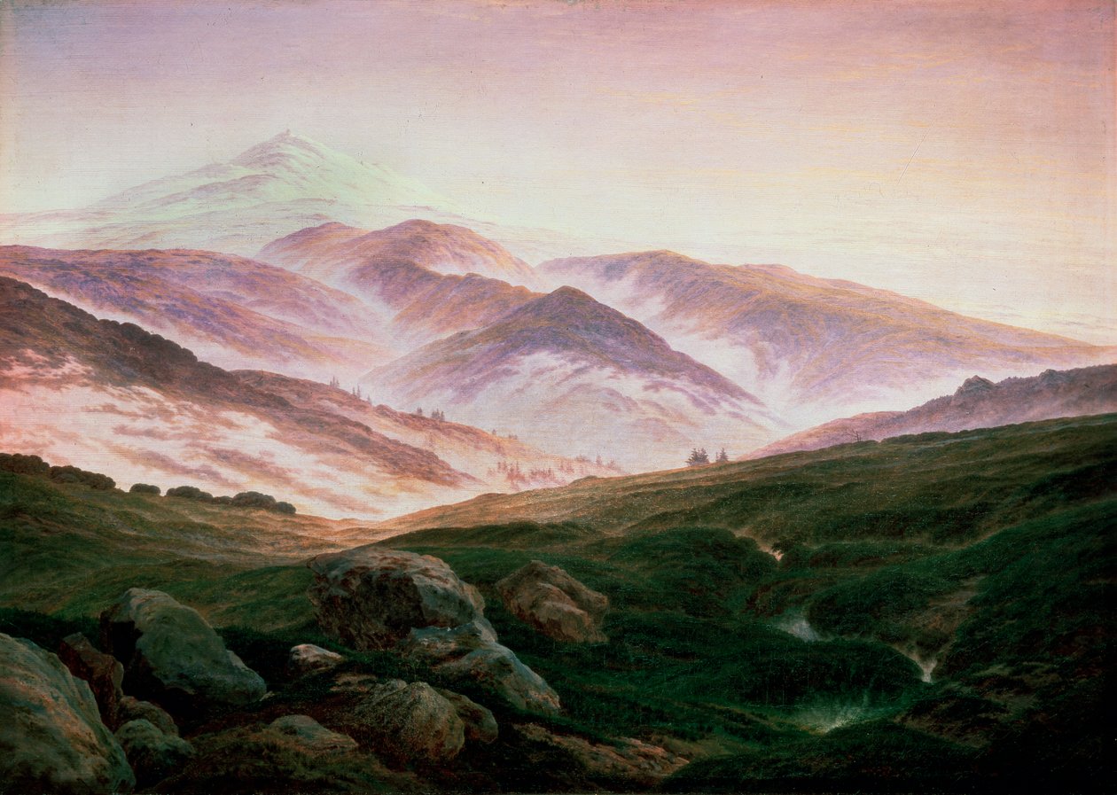 Herinnering aan het Reuzengebergte, 1835 door Caspar David Friedrich