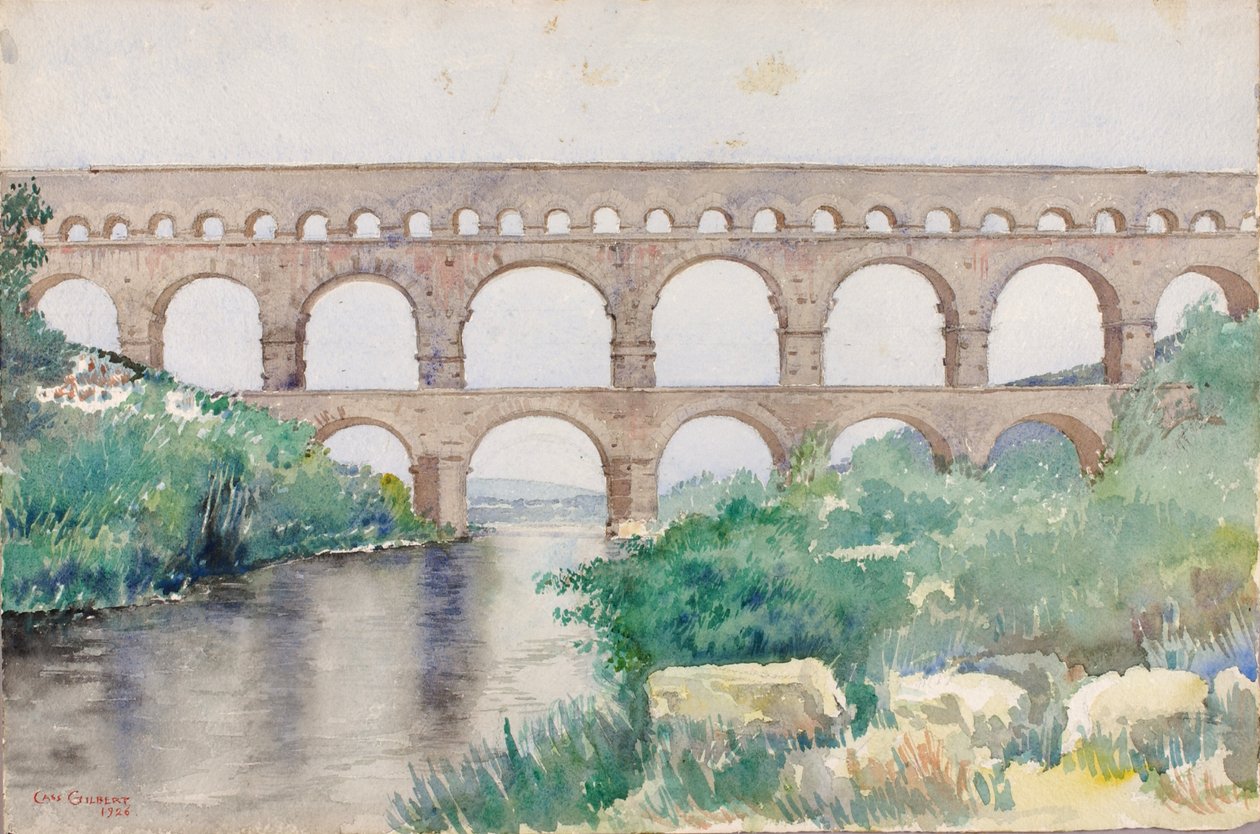 Aquaduct, n.d. door Cass Gilbert