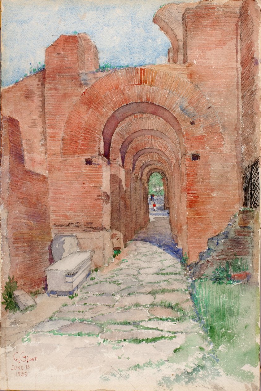 Bogen van het paleis van Nero, 1933 door Cass Gilbert