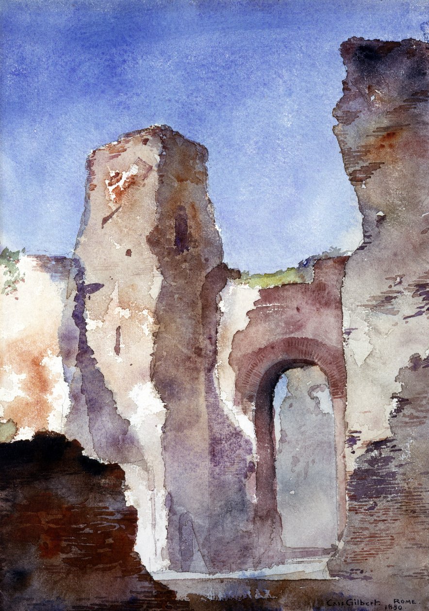 Baden van Caracalla, Rome door Cass Gilbert