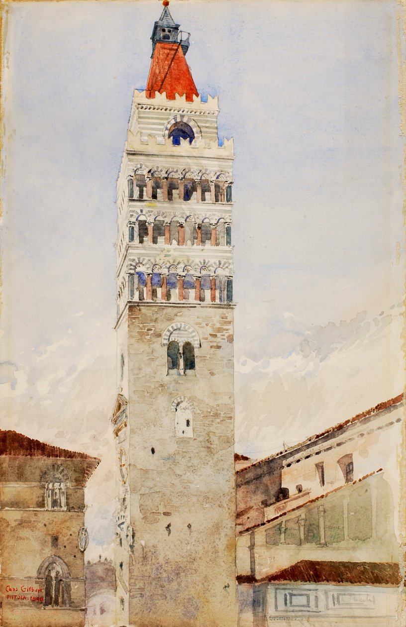 Domtoren, Pistoia, Italië door Cass Gilbert