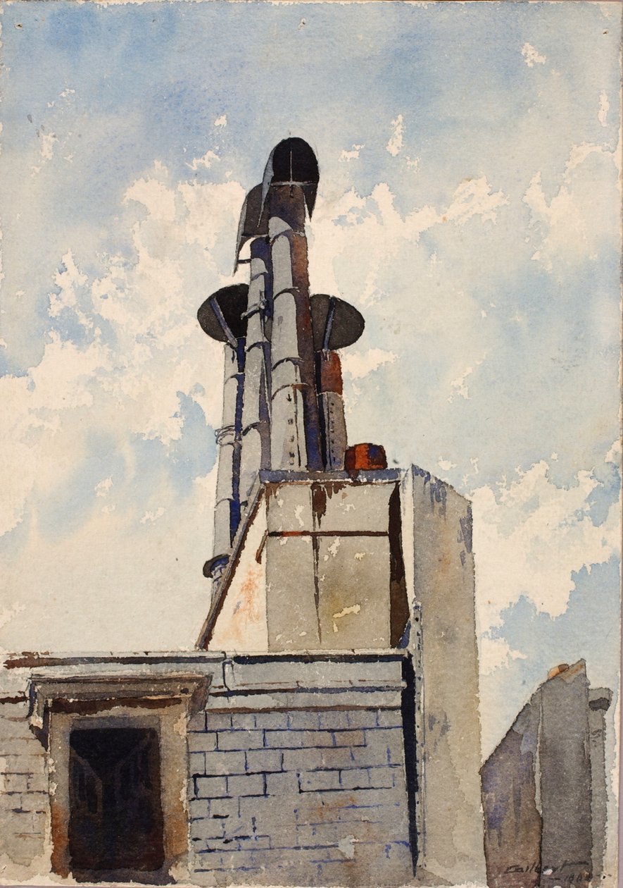 Latijns Kwartier, Parijs, 1880 door Cass Gilbert