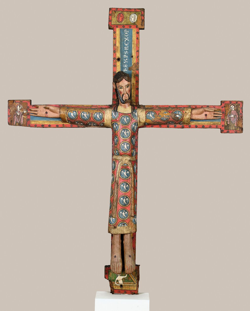 Majesteit van Christus aan het kruis door Catalonian Anonymous